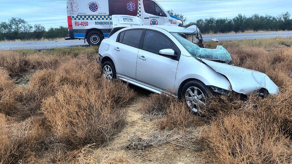 Accidente en carretera Monterrey-Nuevo Laredo deja un fallecido