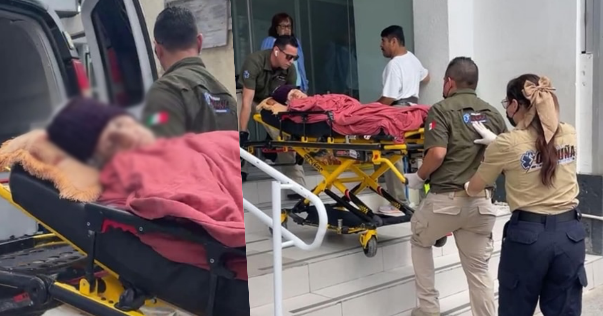 Matamoros: BBVA obliga a mujer de 101 años a ser trasladada en camilla para cobrar pensión