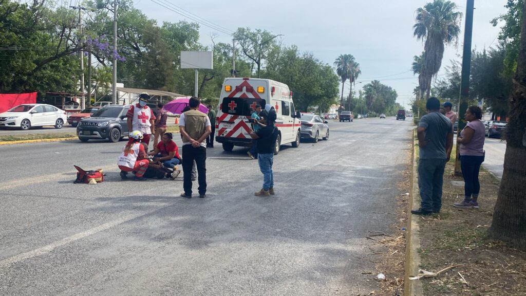 Accidente en Ciudad Victoria deja herido a hombre de 81 años