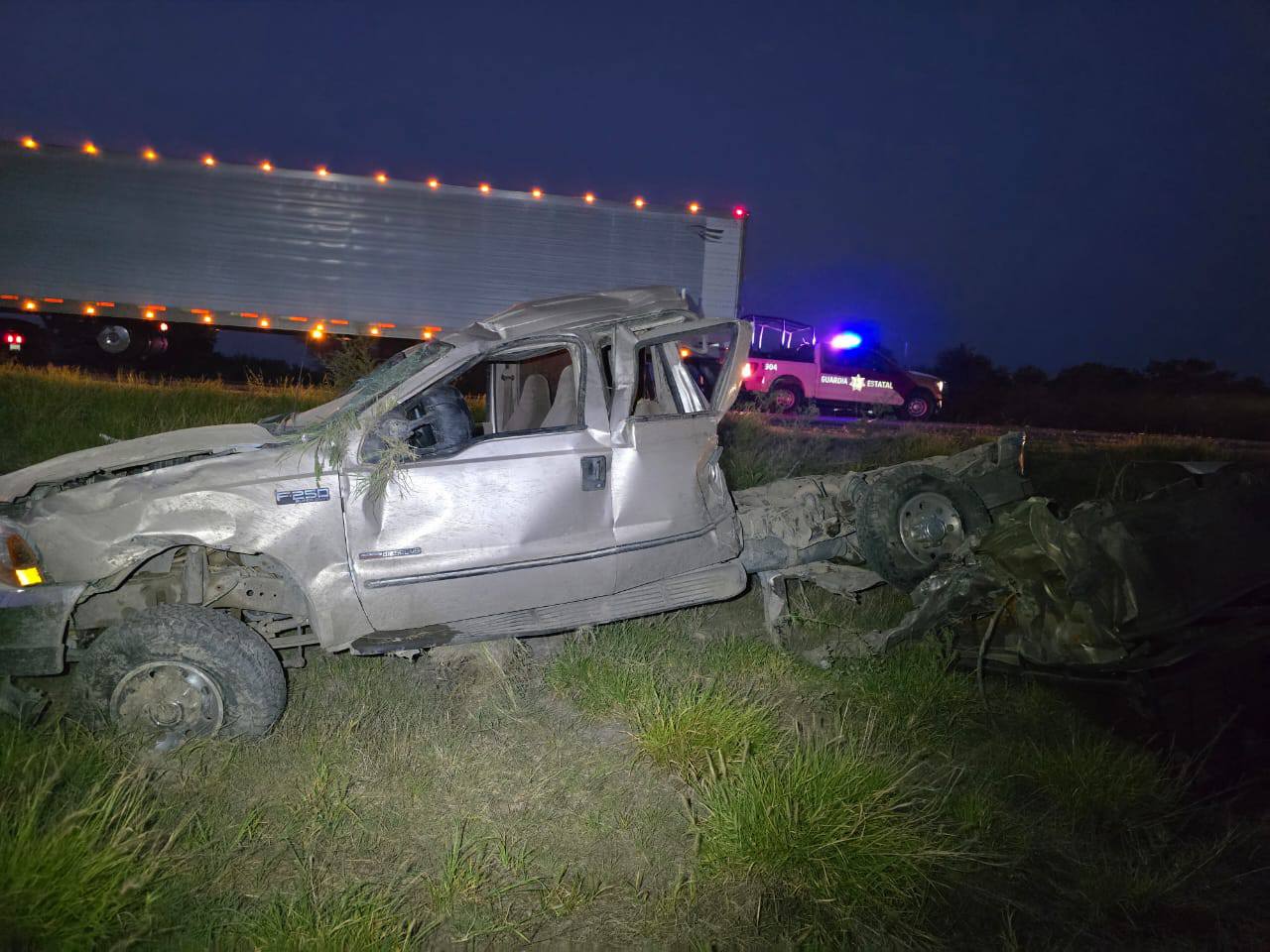 Hombre resulta herido en accidente sobre la carretera Victoria-Matamoros