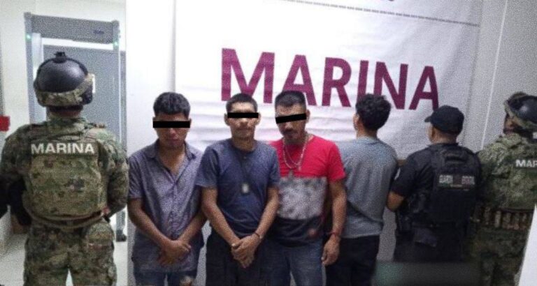 Caen cinco en Matamoros; decomisan armas y vehículos