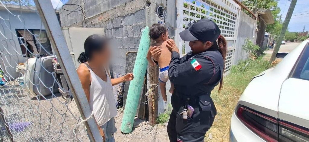 Lo detienen por presunta agresión contra mujer y bebé en Cd. Victoria
