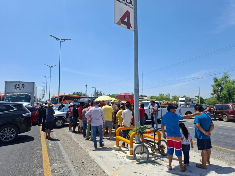 Falta de agua desata bloqueo en Altamira