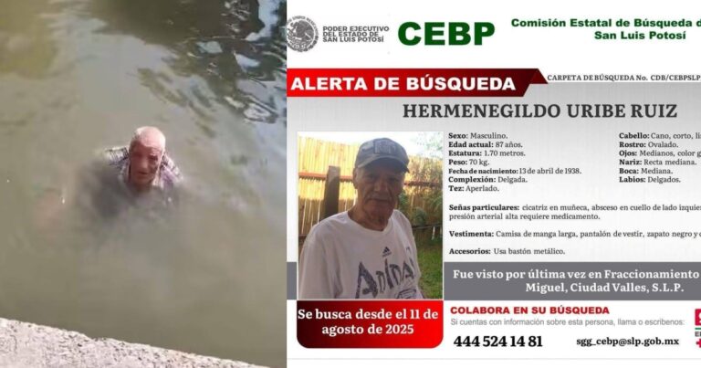 Rescatan a adulto mayor del Canal de la Cortadura instantes antes de ataque de cocodrilo en Tampico