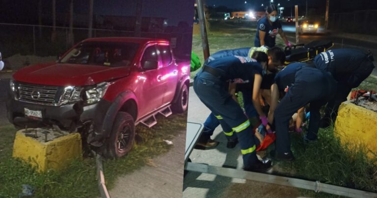 Mujer sufre grave lesión tras ser atropellada en Altamira