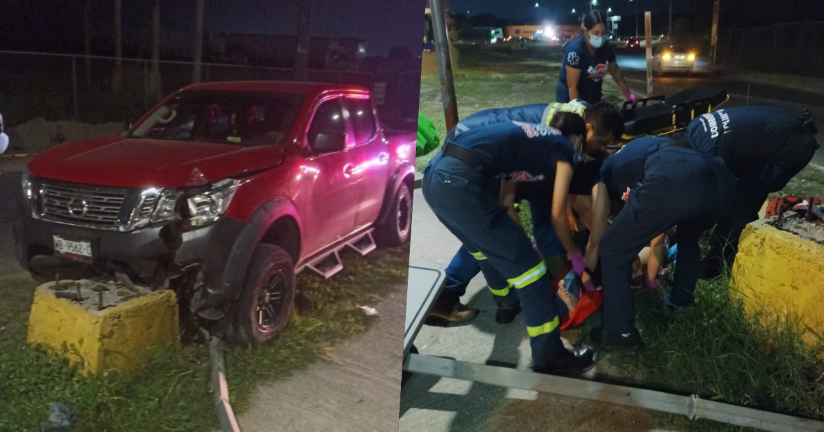 Mujer sufre grave lesión tras ser atropellada en Altamira