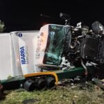 Ebrio provoca choque y vuelca camión en Ciudad Victoria