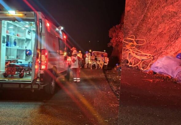 Cae 15 metros mientras instalaba malla y muere en la Rumbo Nuevo