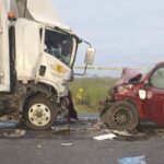 Choque en la Victoria–Zaragoza deja un conductor muerto