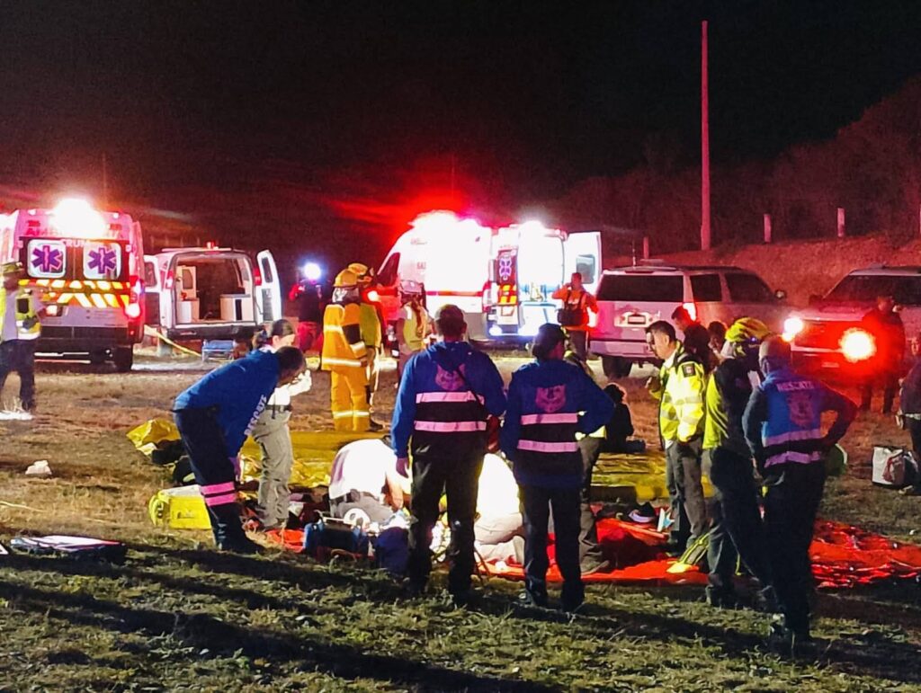 Fatal choque de autobús en la Victoria–Zaragoza deja 2 muertos