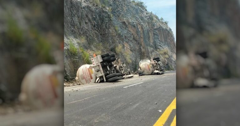 Volcadura de pipa con gasolina obliga a cerrar la Rumbo Nuevo